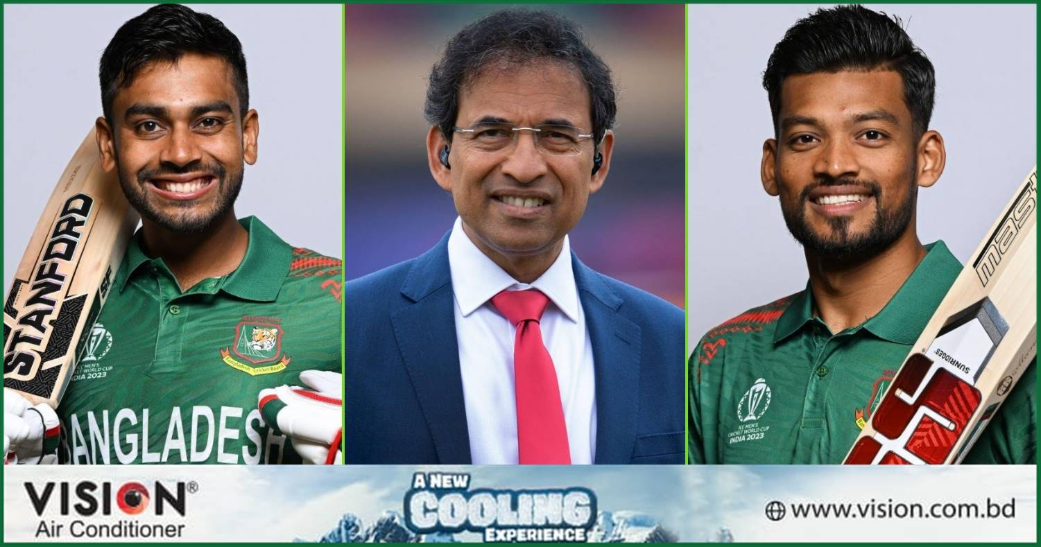 হার্শার 'টপ প্লেয়ার টু ওয়াচ' তালিকায় শান্ত ও মিরাজ
